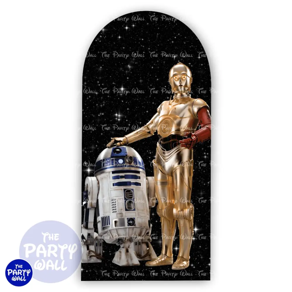 Star Wars - Funda para mampara de punta redonda o rectangular The Party Wall