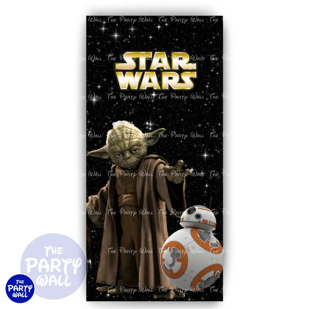 Star Wars - Funda para mampara de punta redonda o rectangular The Party Wall