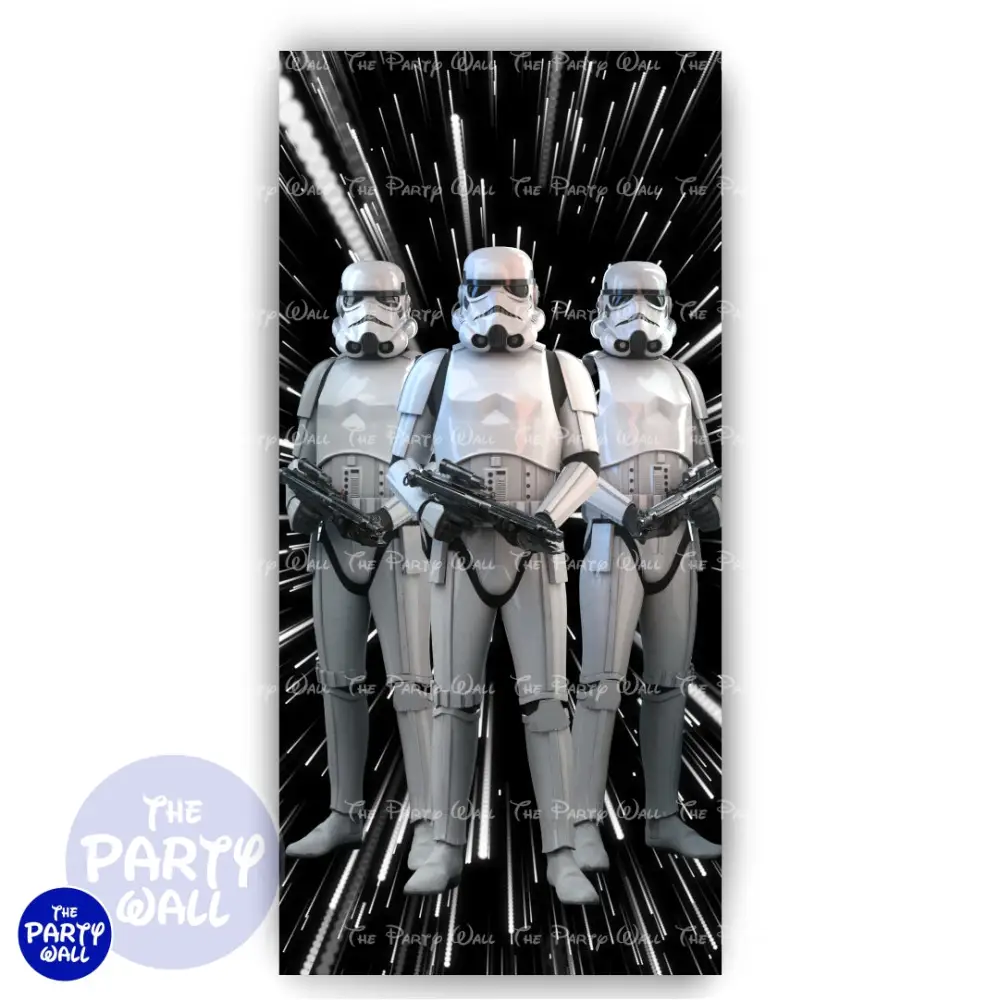Star Wars - Funda para mampara de punta redonda o rectangular The Party Wall