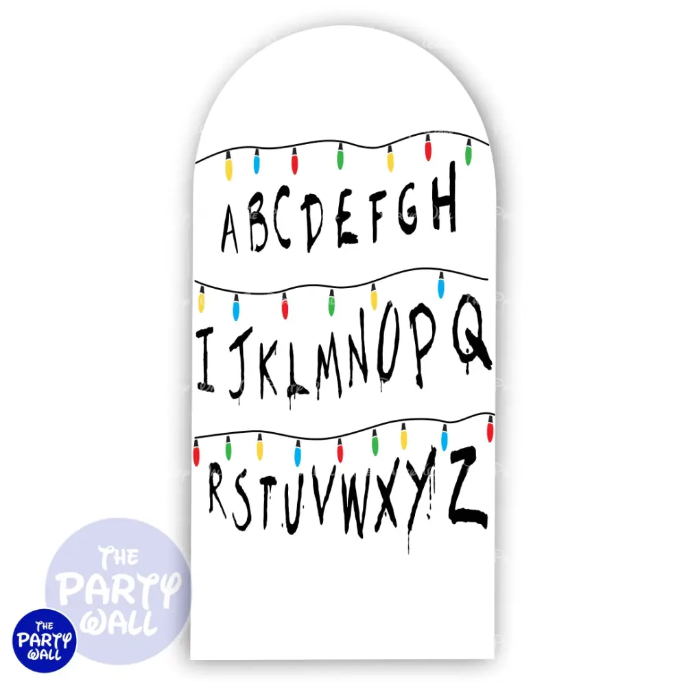 Stranger Things - Funda para mampara de punta redonda o rectangular The Party Wall
