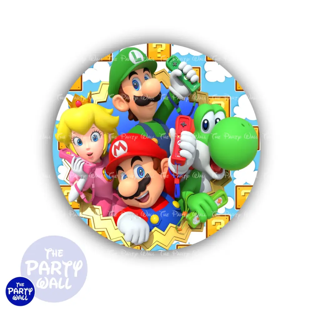 Super Mario - Funda para mamá circular The Party Wall