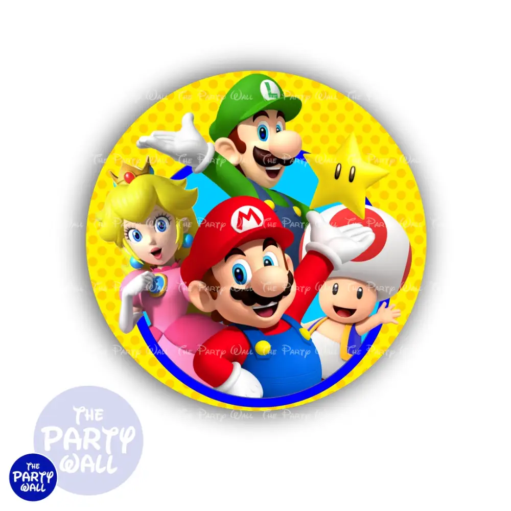 Super Mario - Funda para mamá circular The Party Wall