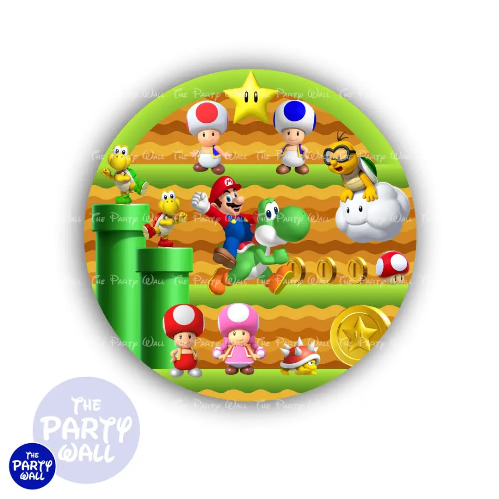 Super Mario - Funda para mamá circular The Party Wall
