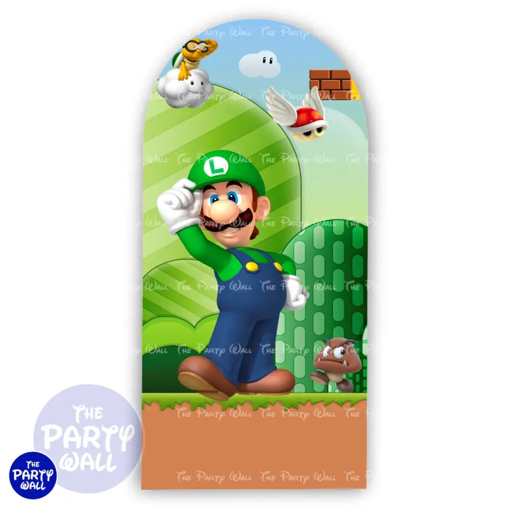 Super Mario - Funda para mampara de punta redonda o rectangular The Party Wall
