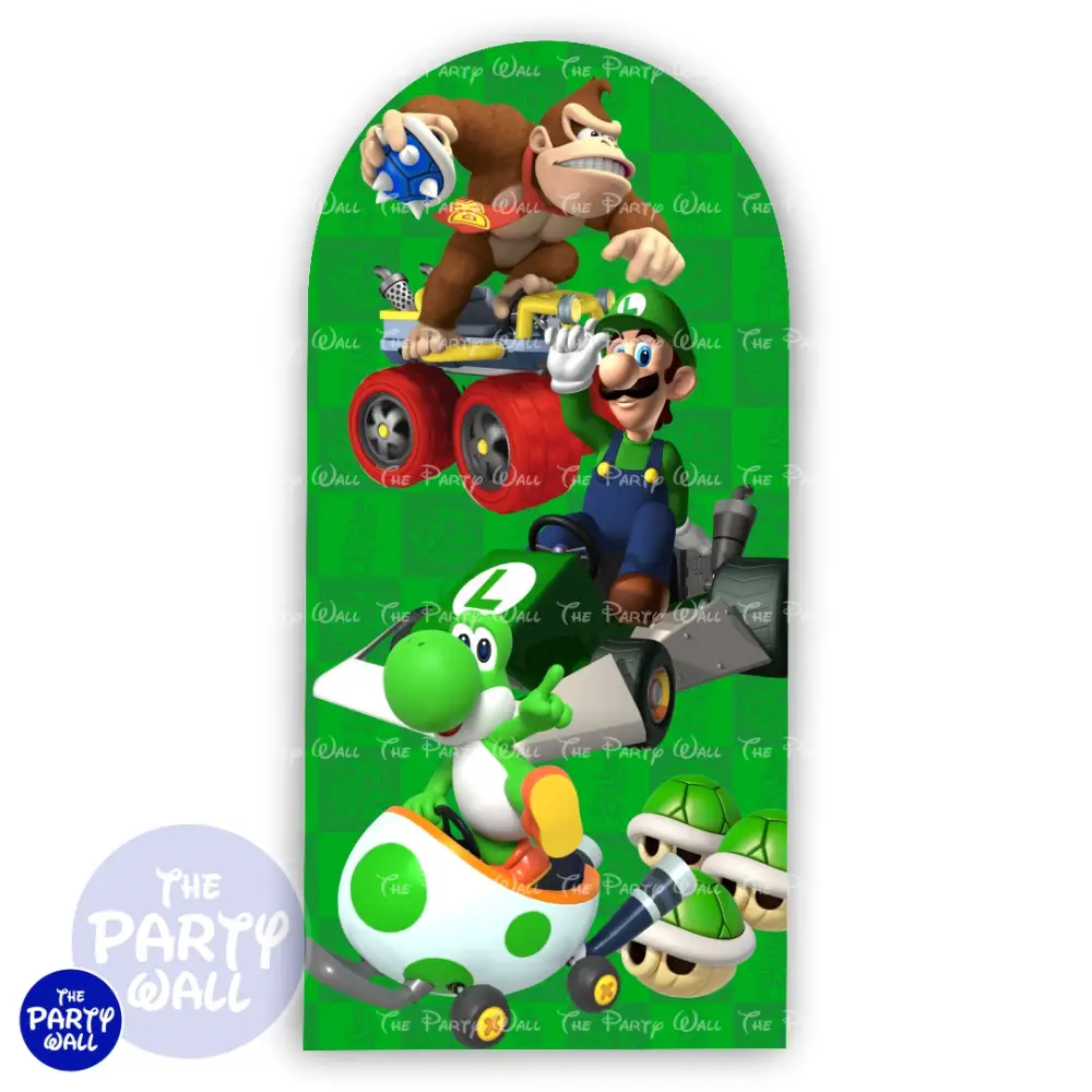 Super Mario - Funda para mampara de punta redonda o rectangular The Party Wall