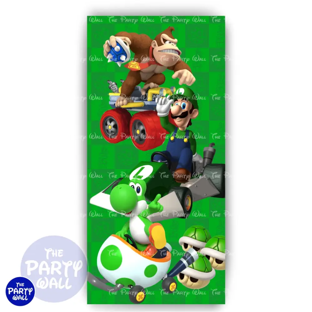 Super Mario - Funda para mampara de punta redonda o rectangular The Party Wall