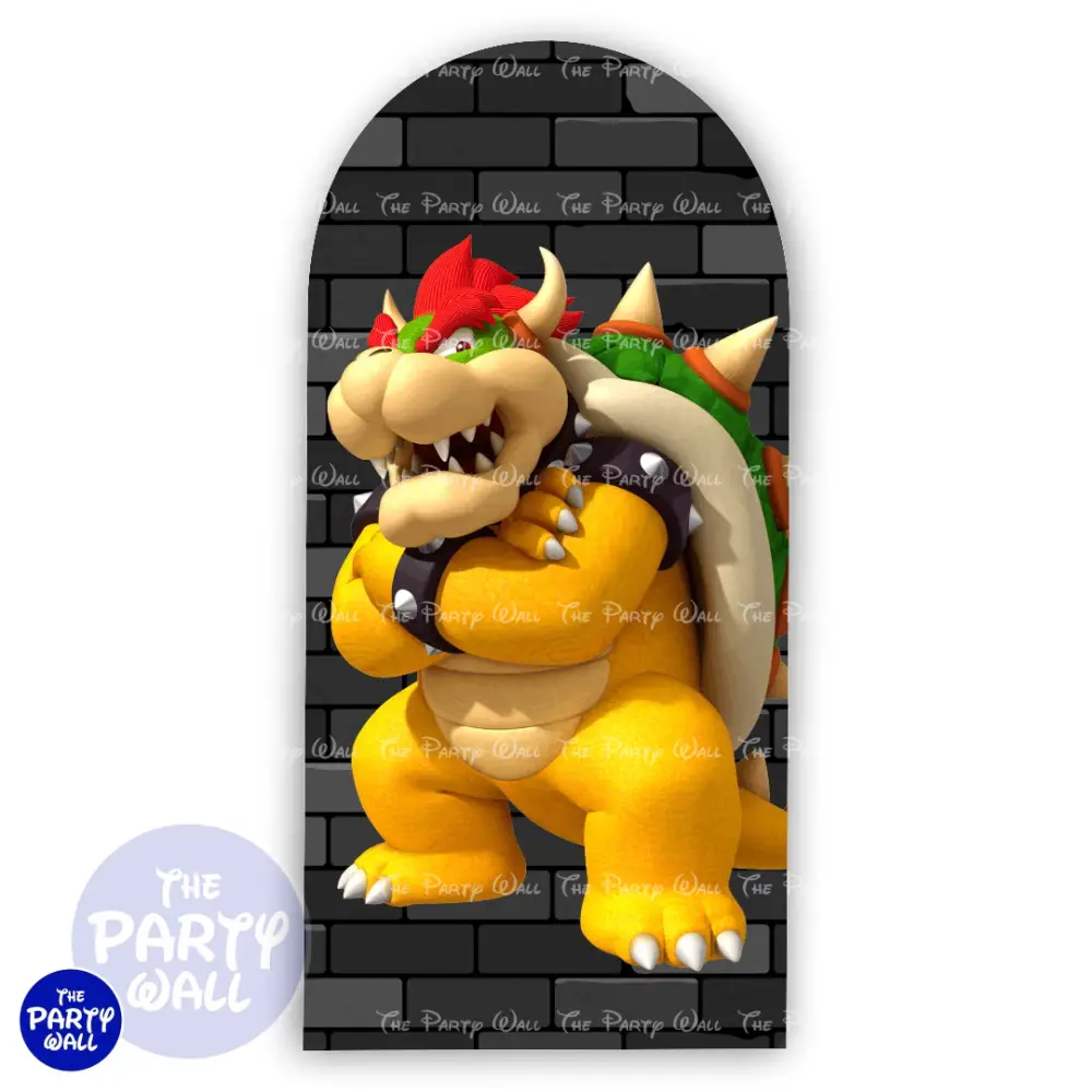 Super Mario - Funda para mampara de punta redonda o rectangular The Party Wall