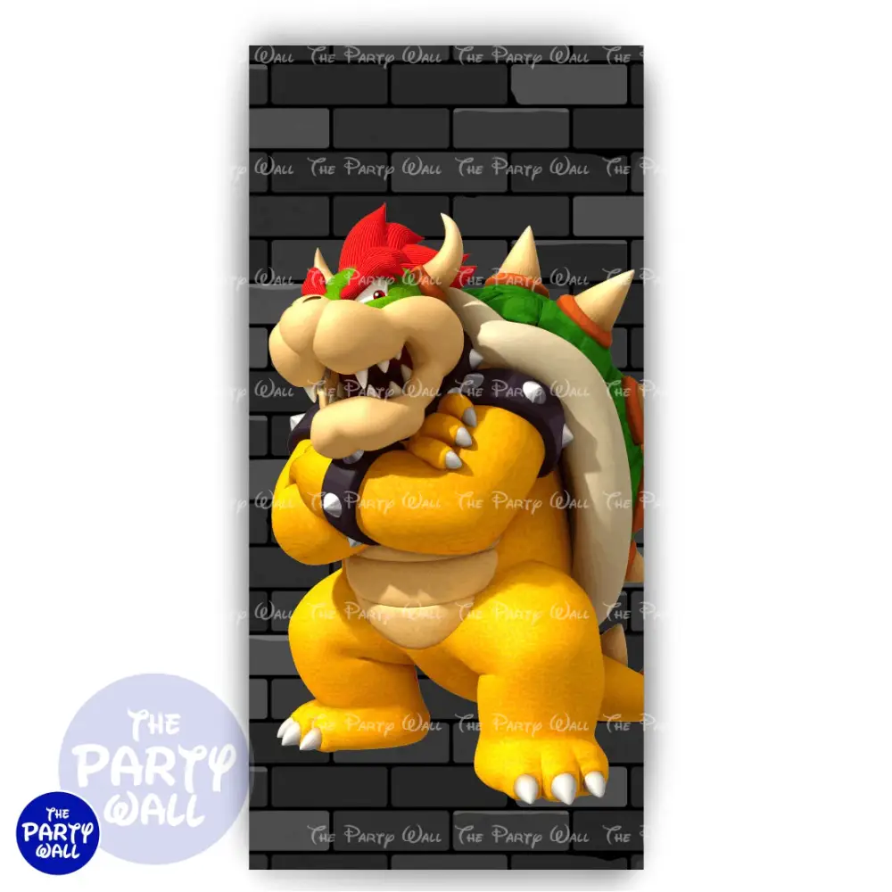 Super Mario - Funda para mampara de punta redonda o rectangular The Party Wall
