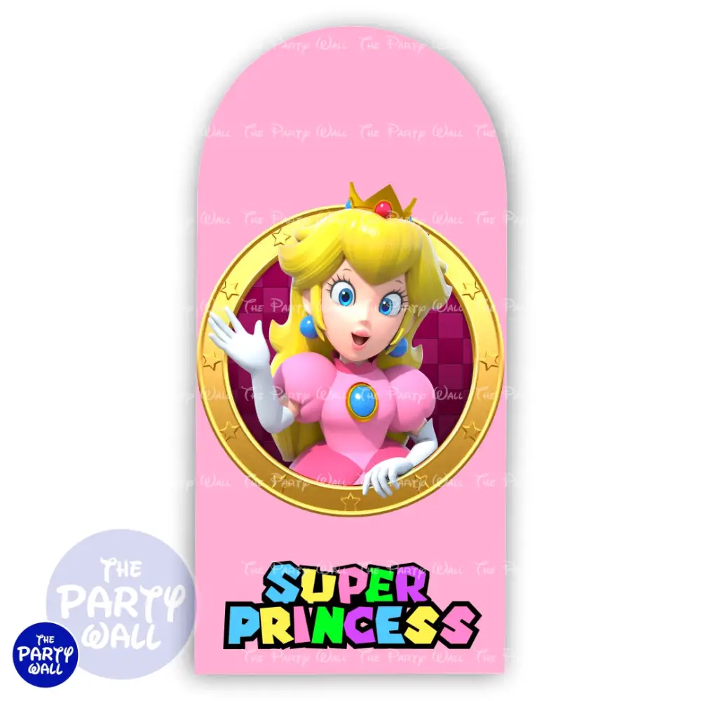 Super Mario - Funda para mampara de punta redonda o rectangular The Party Wall