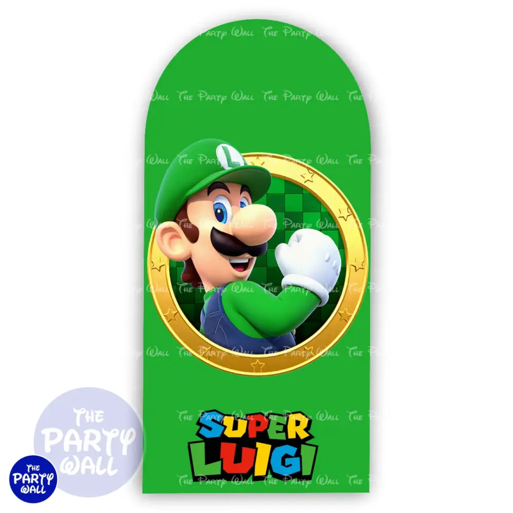 Super Mario - Funda para mampara de punta redonda o rectangular The Party Wall