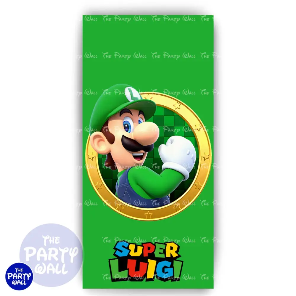 Super Mario - Funda para mampara de punta redonda o rectangular The Party Wall