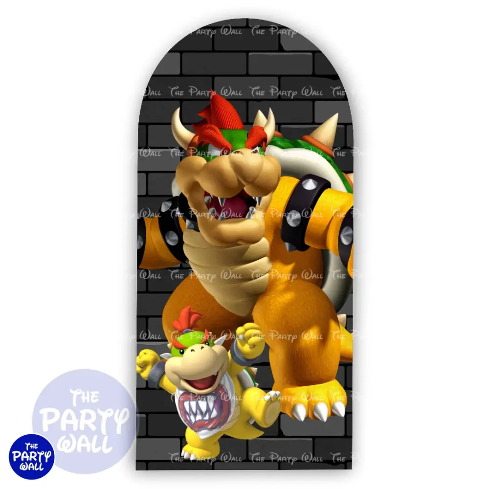 Super Mario - Funda para mampara de punta redonda o rectangular The Party Wall