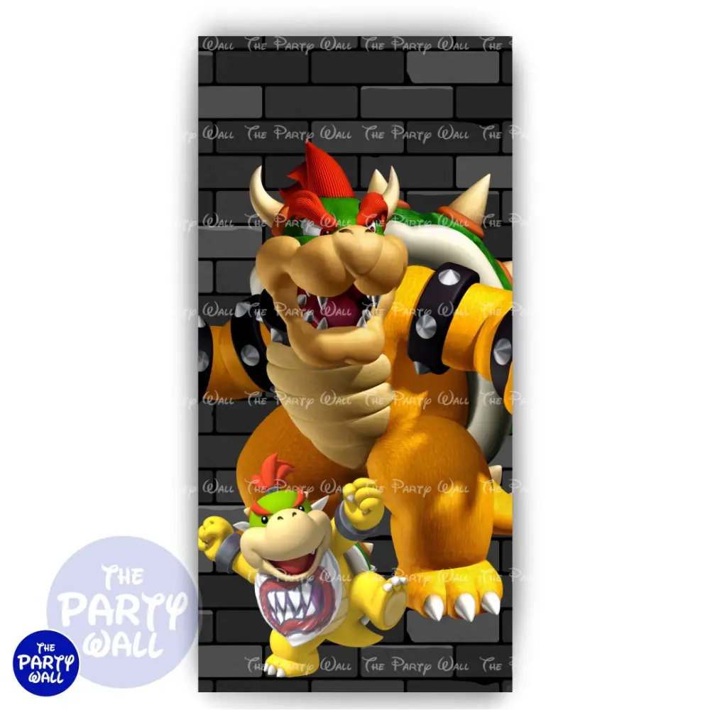 Super Mario - Funda para mampara de punta redonda o rectangular The Party Wall