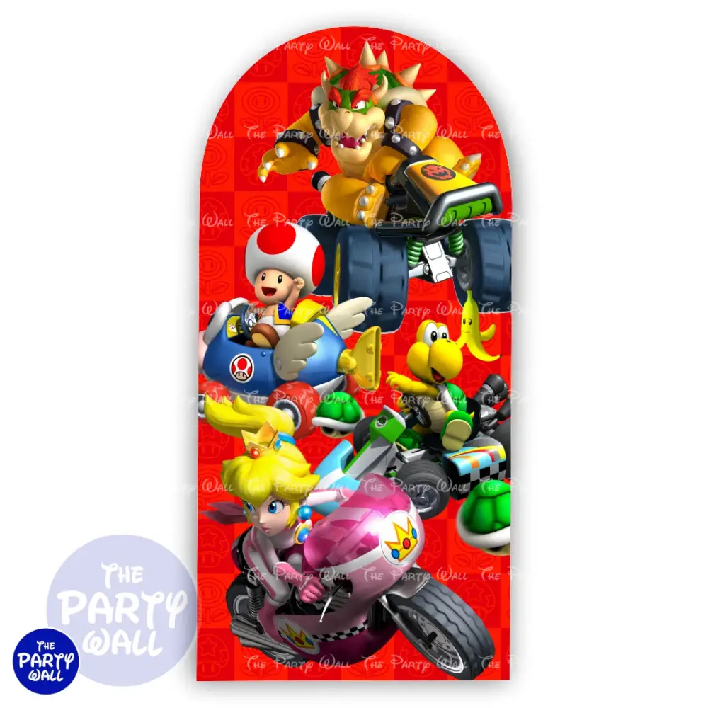 Super Mario - Funda para mampara de punta redonda o rectangular The Party Wall