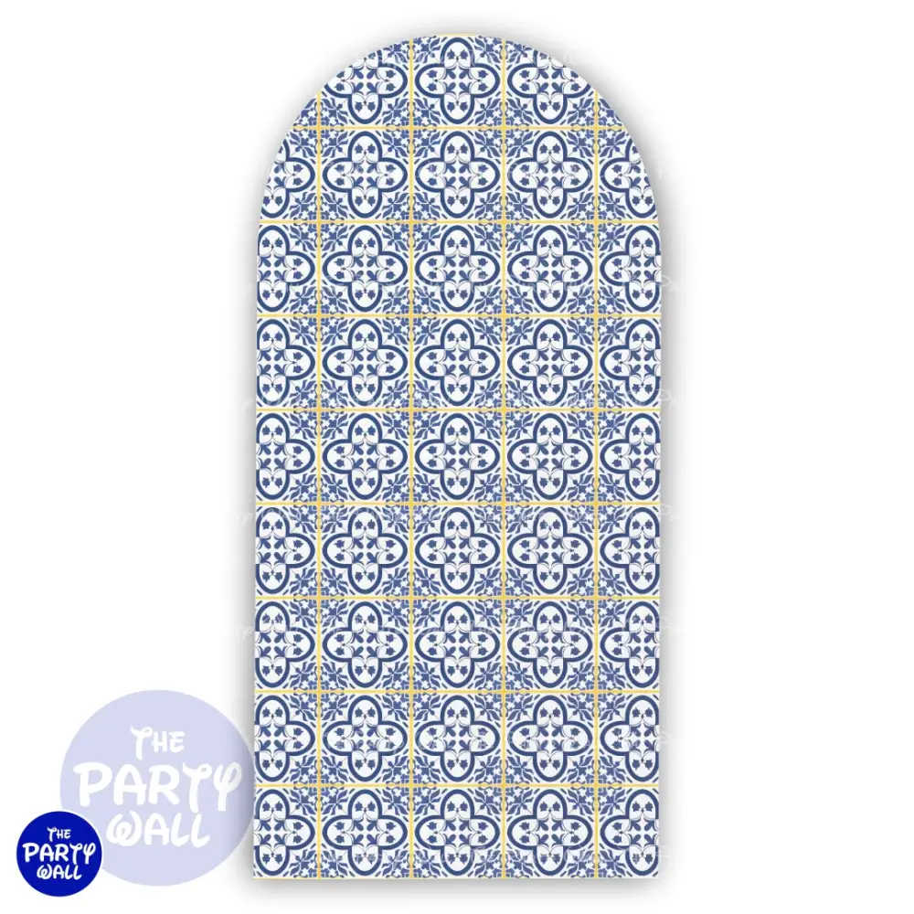 Talavera - Funda para mampara de punta redonda o rectangular The Party Wall