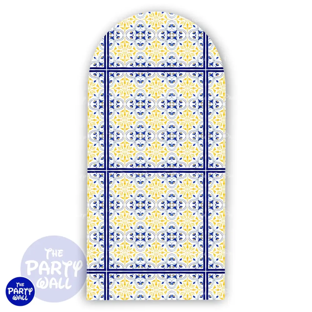 Talavera - Funda para mampara de punta redonda o rectangular The Party Wall