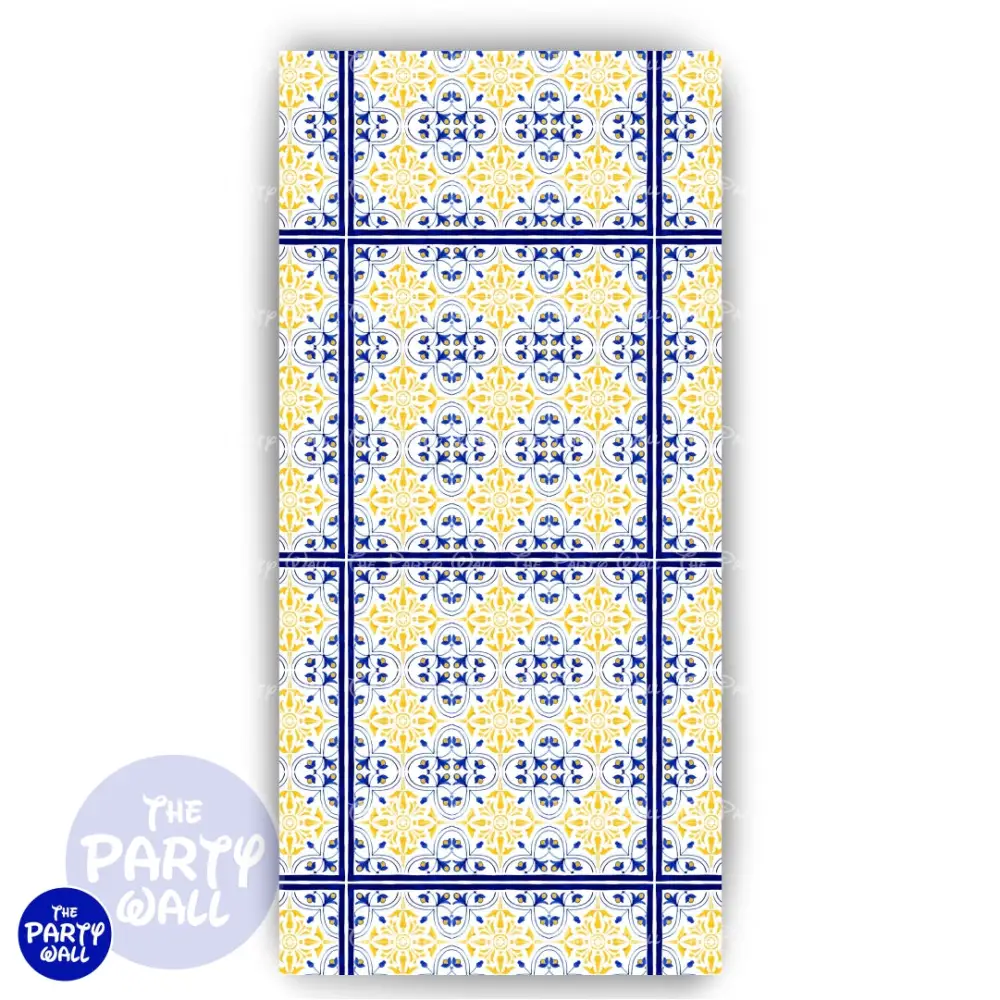 Talavera - Funda para mampara de punta redonda o rectangular The Party Wall