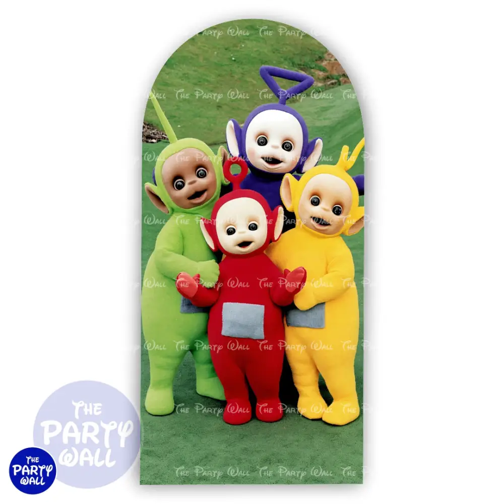 Teletubbies - Funda para mampara de punta redonda o rectangular The Party Wall