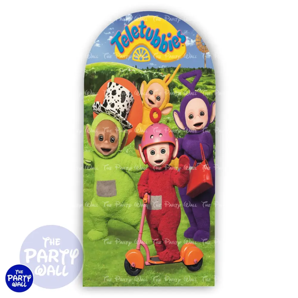 Teletubbies - Funda para mampara de punta redonda o rectangular The Party Wall