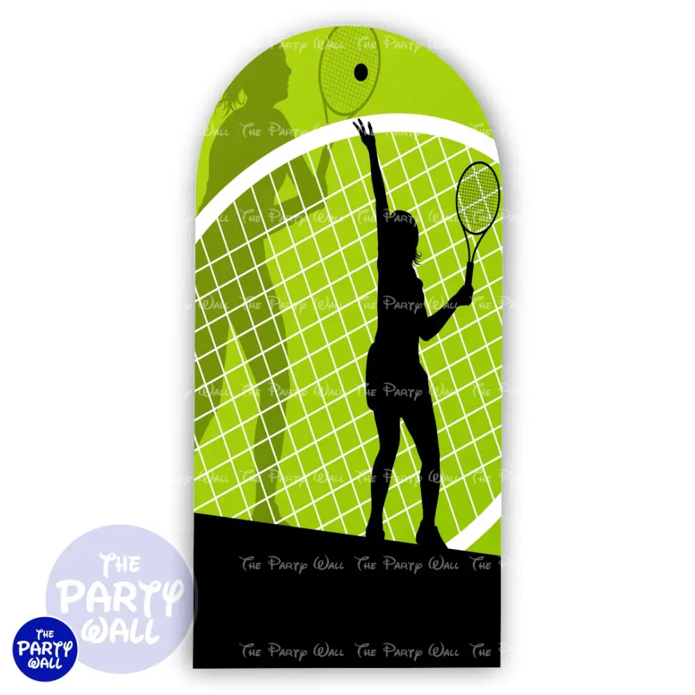 Tenis - Funda para mampara de punta redonda o rectangular The Party Wall