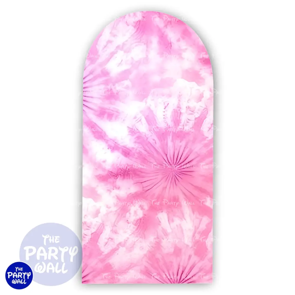 Tie Dye - Funda para mampara de punta redonda o rectangular The Party Wall