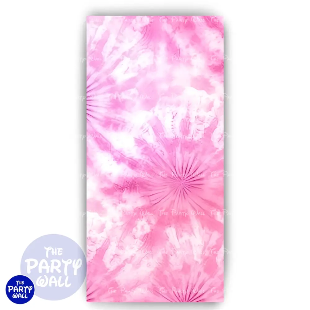 Tie Dye - Funda para mampara de punta redonda o rectangular The Party Wall