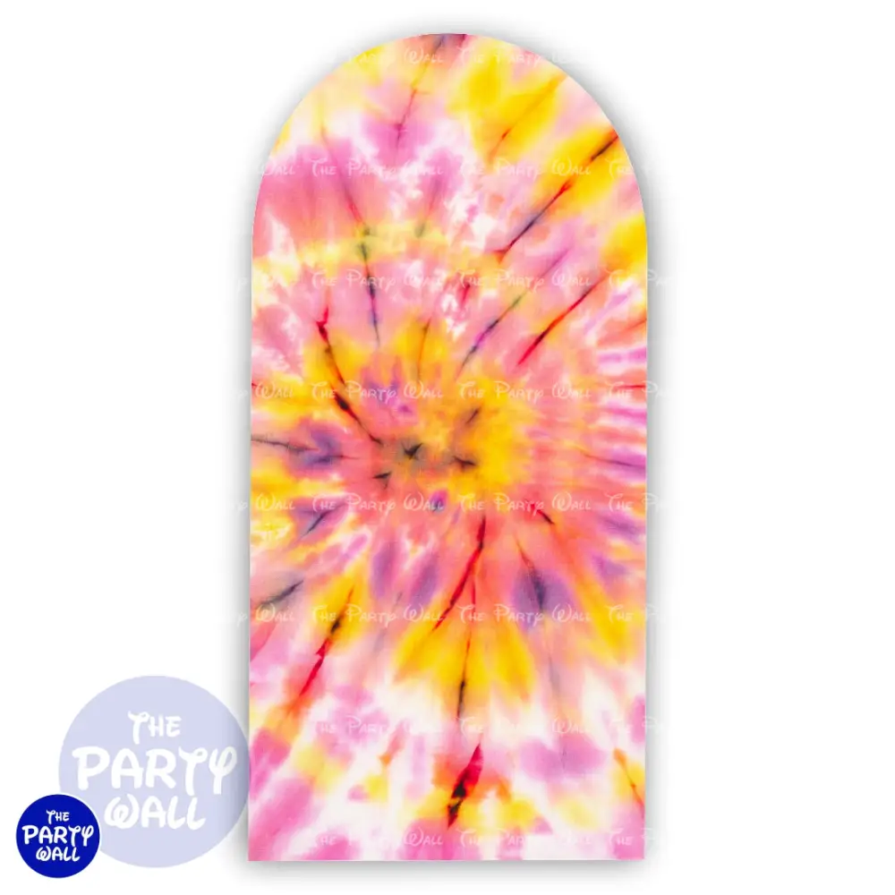 Tie Dye - Funda para mampara de punta redonda o rectangular The Party Wall