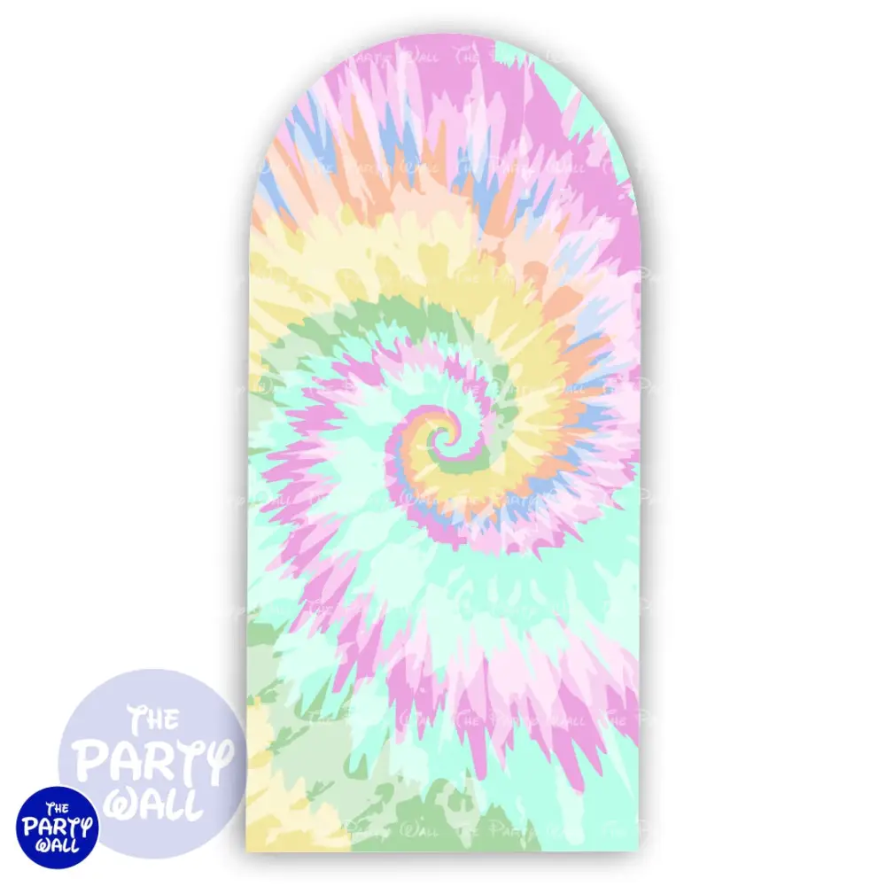 Tie Dye - Funda para mampara de punta redonda o rectangular The Party Wall