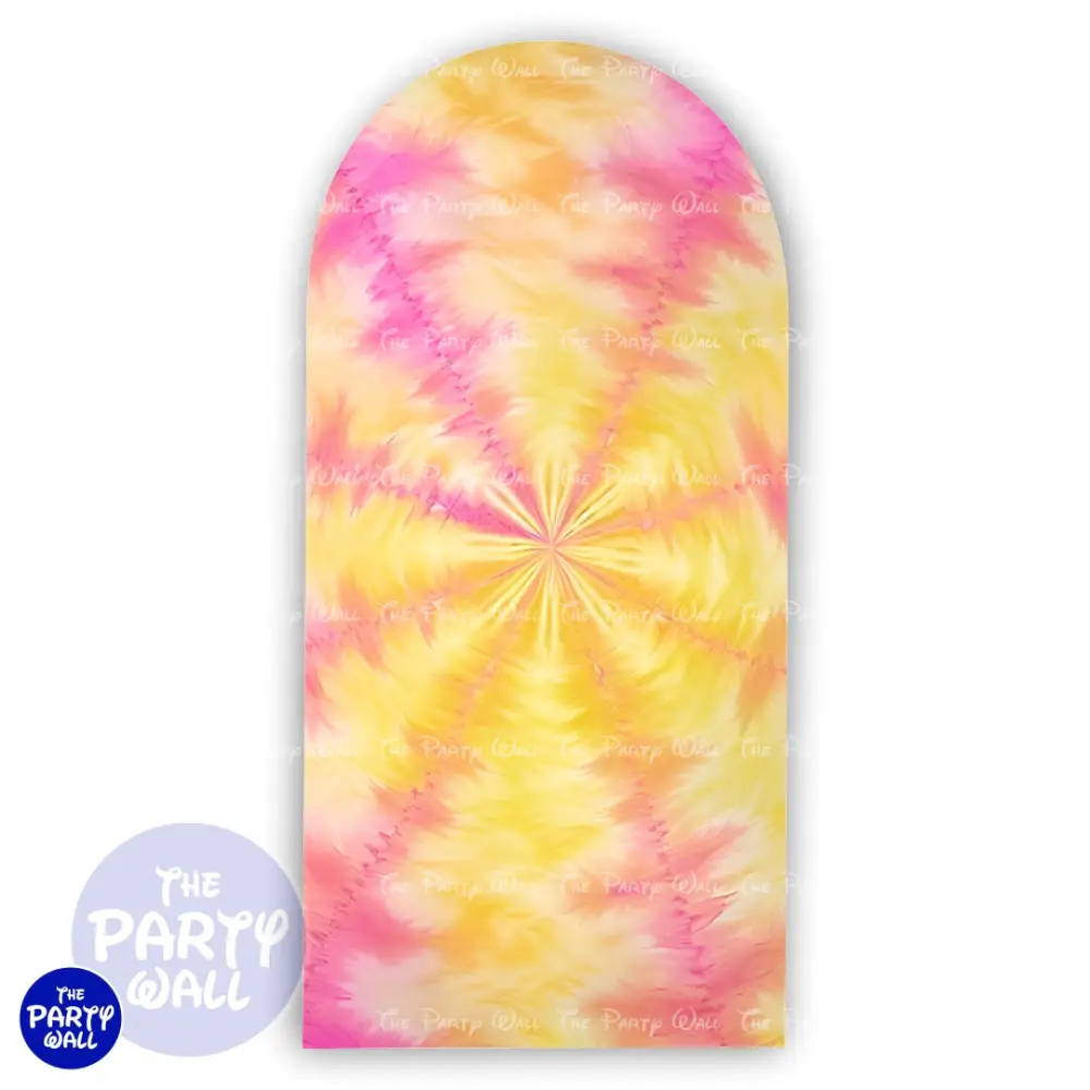 Tie Dye - Funda para mampara de punta redonda o rectangular The Party Wall