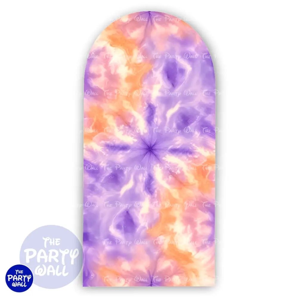 Tie Dye - Funda para mampara de punta redonda o rectangular The Party Wall