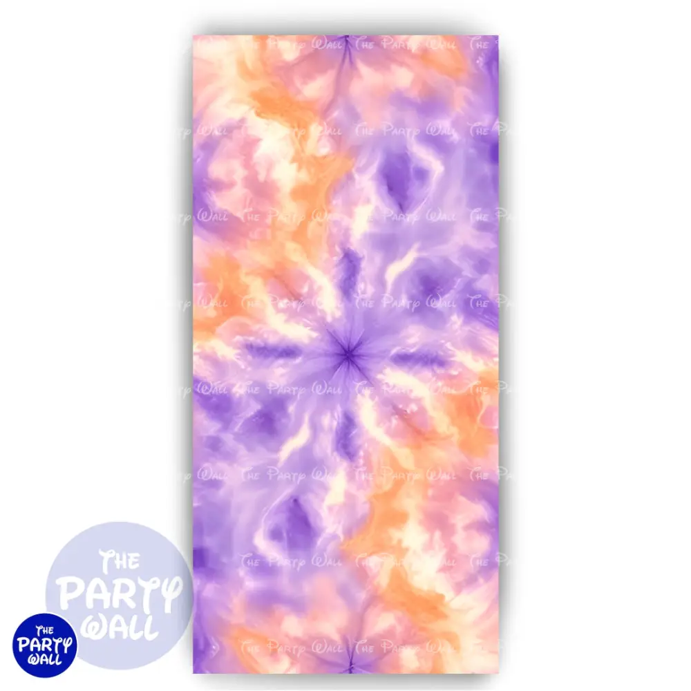 Tie Dye - Funda para mampara de punta redonda o rectangular The Party Wall