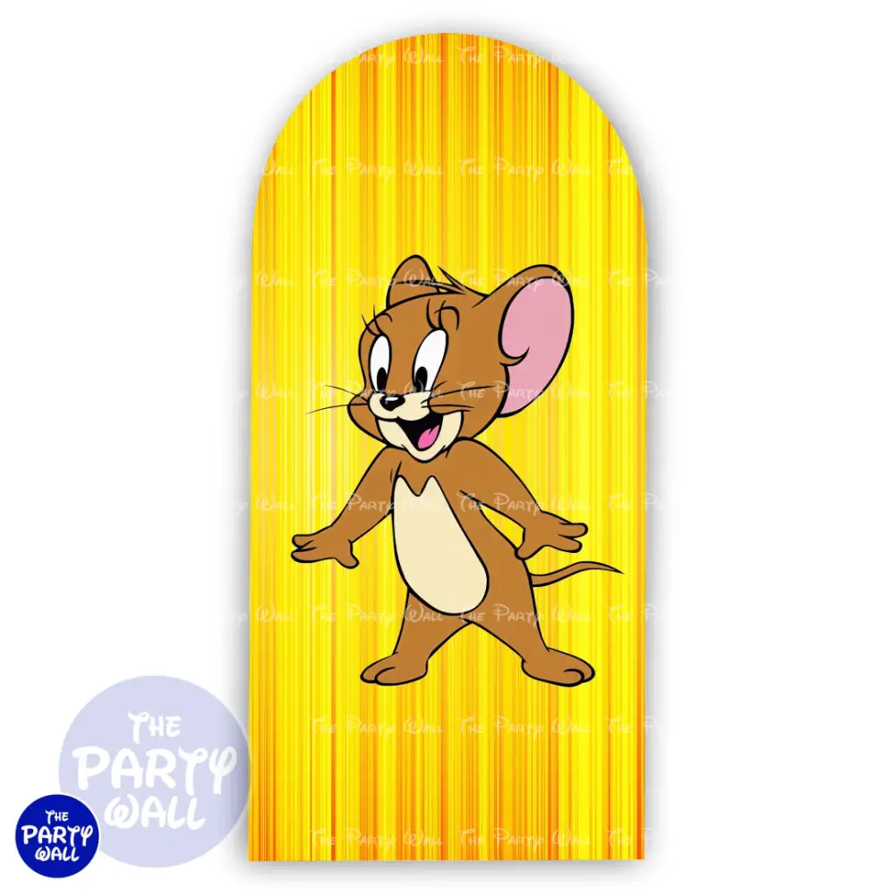 Tom y Jerry - Funda para mampara de punta redonda o rectangular The Party Wall