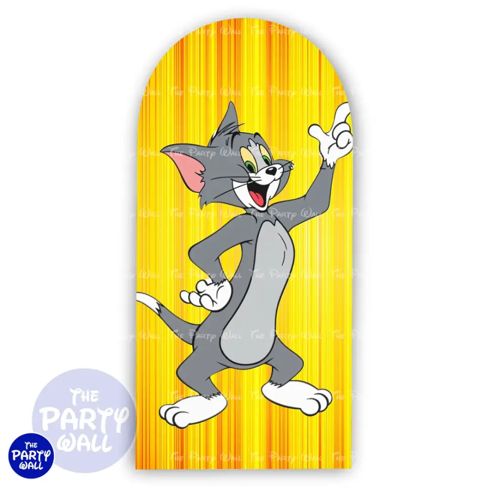 Tom y Jerry - Funda para mampara de punta redonda o rectangular The Party Wall