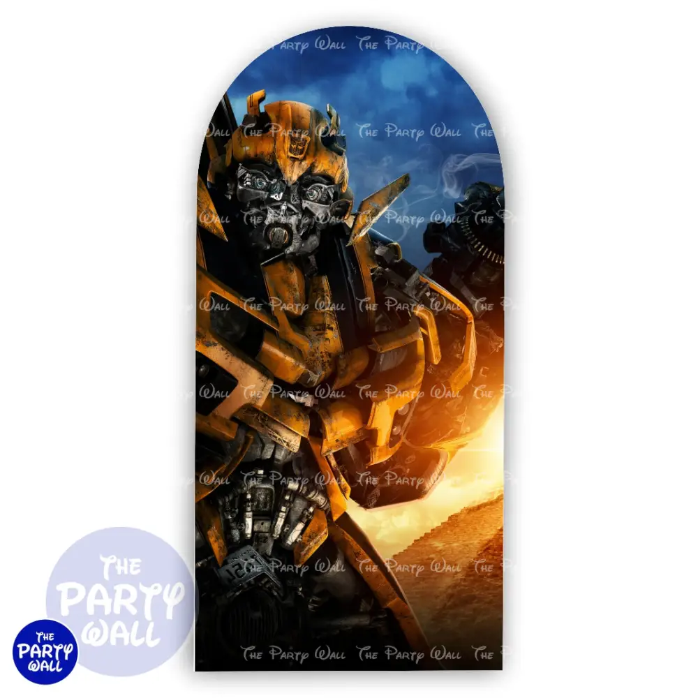 Transformers - Funda para mampara de punta redonda o rectangular The Party Wall