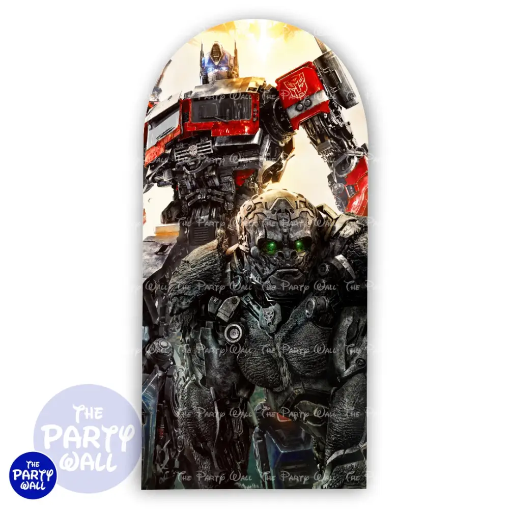 Transformers - Funda para mampara de punta redonda o rectangular The Party Wall