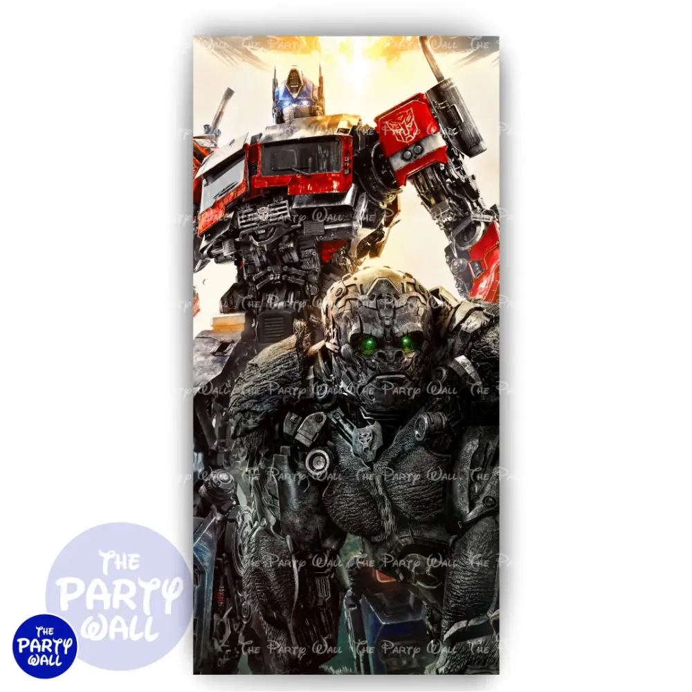 Transformers - Funda para mampara de punta redonda o rectangular The Party Wall