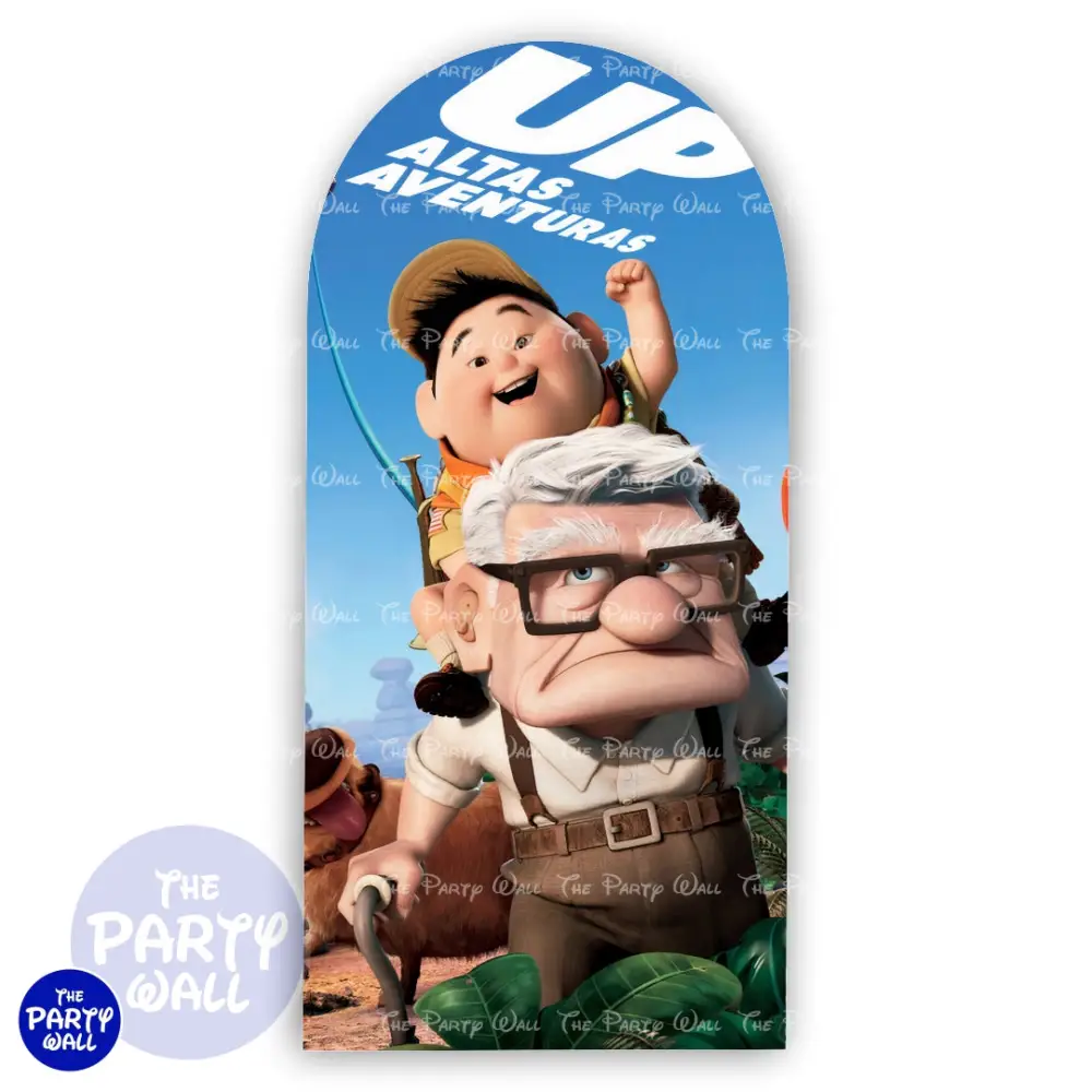 UP Una Aventura de Altura - Funda para mampara de punta redonda o rectangular The Party Wall