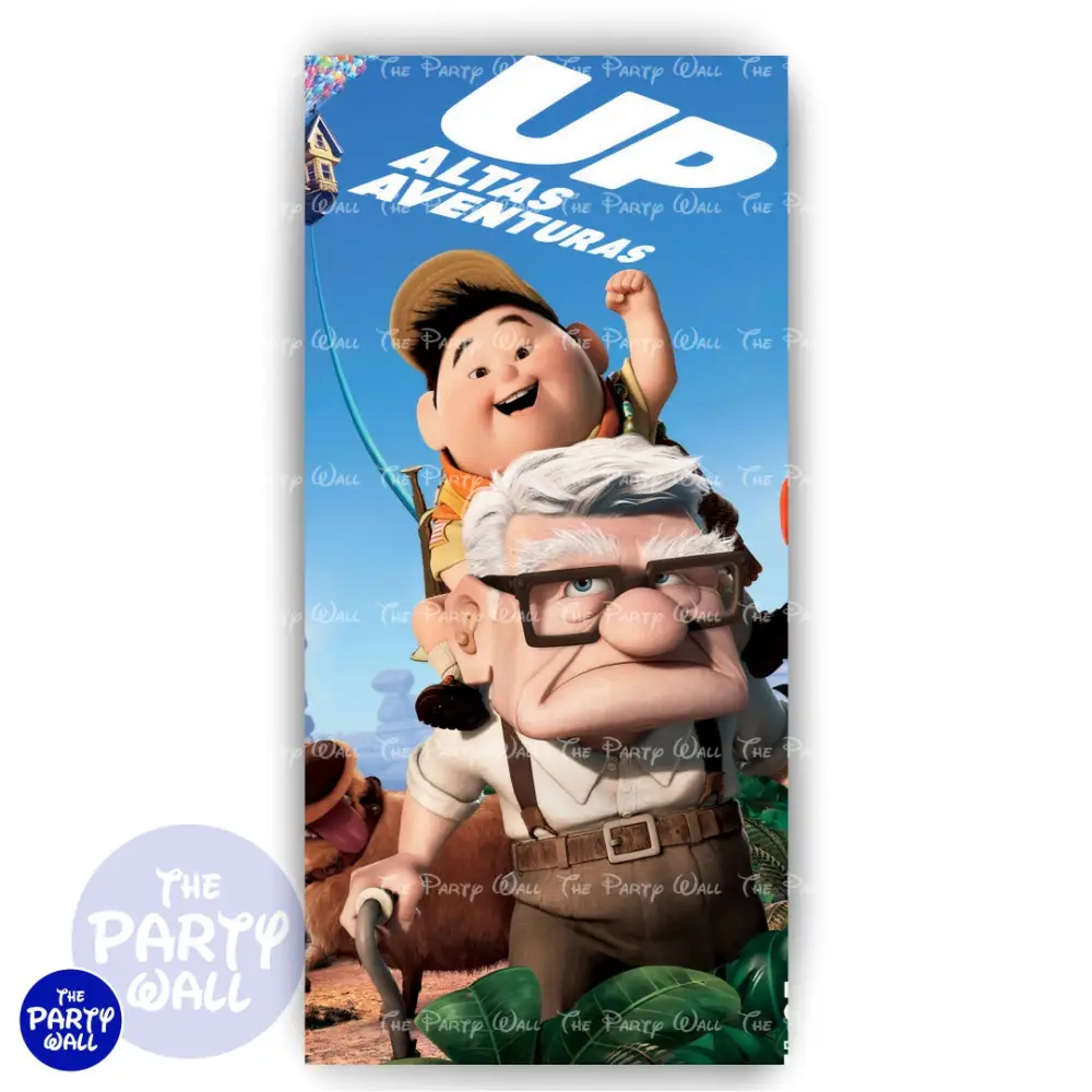 UP Una Aventura de Altura - Funda para mampara de punta redonda o rectangular The Party Wall