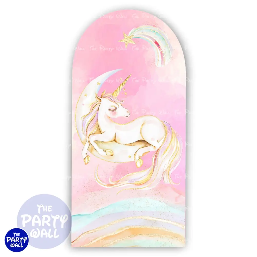 Unicornio - Funda para mampara de punta redonda o rectangular The Party Wall