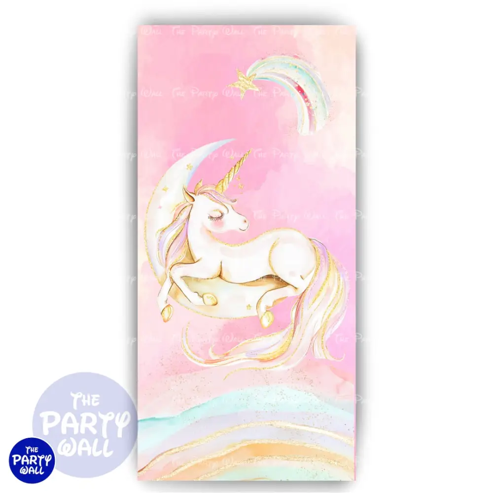 Unicornio - Funda para mampara de punta redonda o rectangular The Party Wall