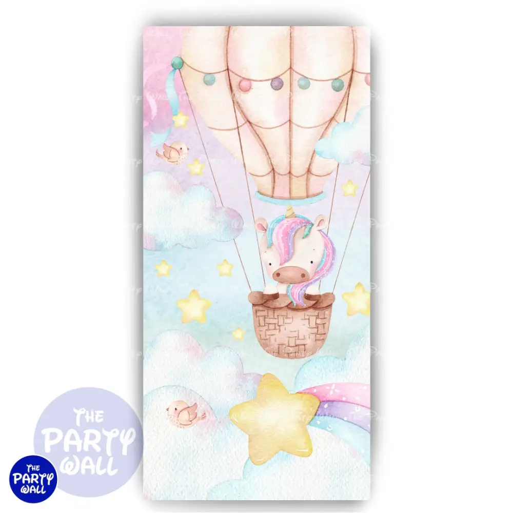 Unicornio - Funda para mampara de punta redonda o rectangular The Party Wall