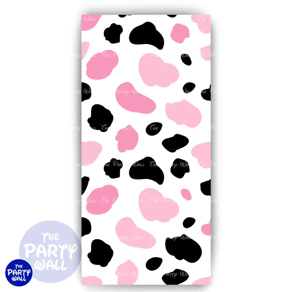 La Vaca Lola - Funda para mampara de punta redonda o rectangular The Party Wall