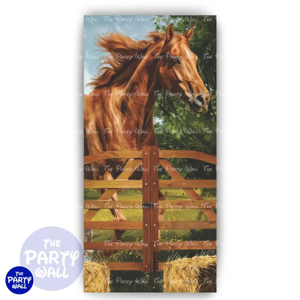 Vaquero - Funda para mampara de punta redonda o rectangular The Party Wall