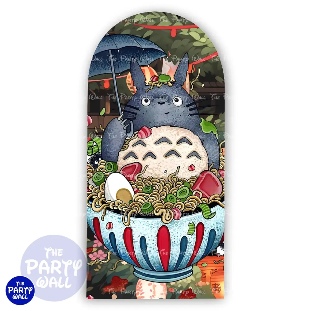 Mi Vecino Totoro - Funda para mampara de punta redonda o rectangular The Party Wall