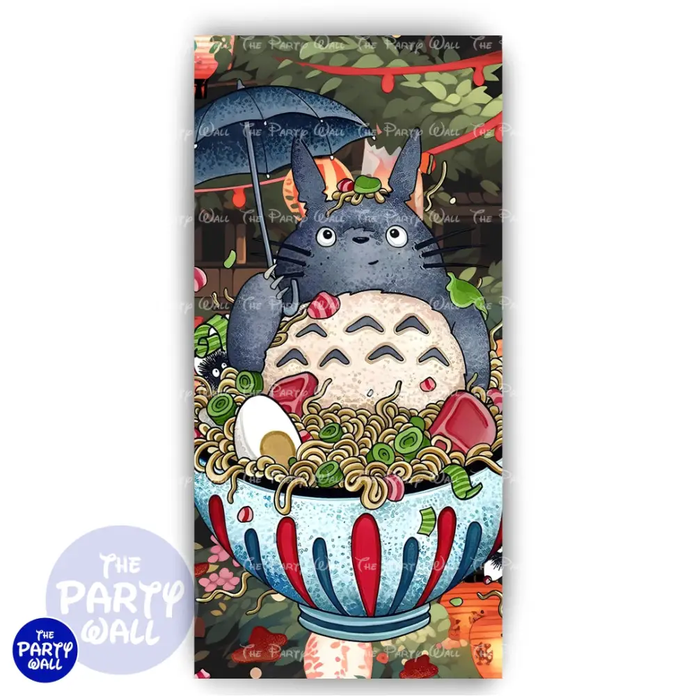 Mi Vecino Totoro - Funda para mampara de punta redonda o rectangular The Party Wall