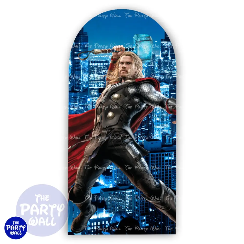 Vengadores - Funda para mampara de punta redonda o rectangular The Party Wall
