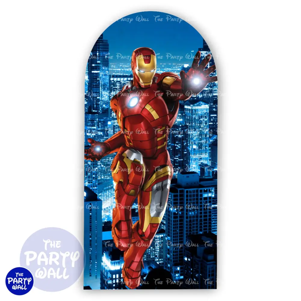 Vengadores - Funda para mampara de punta redonda o rectangular The Party Wall