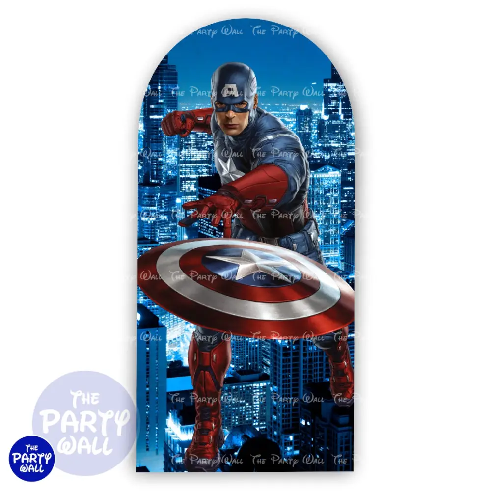 Vengadores - Funda para mampara de punta redonda o rectangular The Party Wall