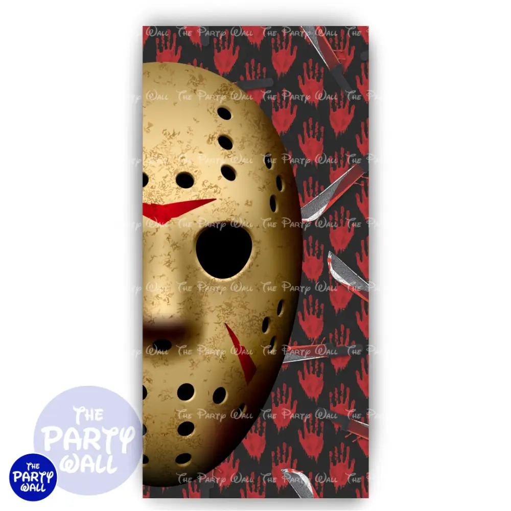 Viernes 13 - Funda para mampara de punta redonda o rectangular The Party Wall