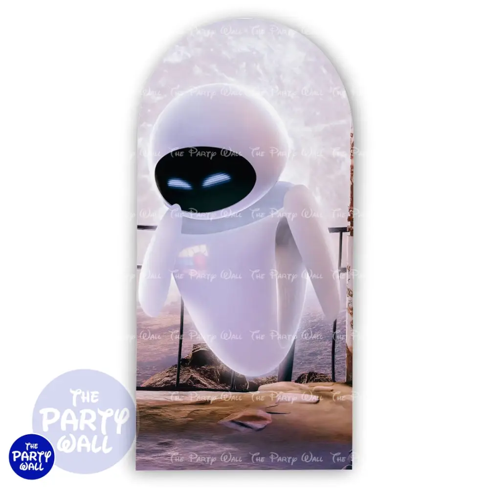 WallE y Eva - Funda para mampara de punta redonda o rectangular The Party Wall